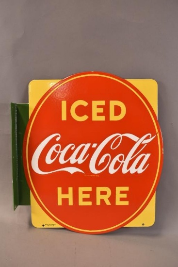 Reproduction Coca-Cola Canadian Flange Sign