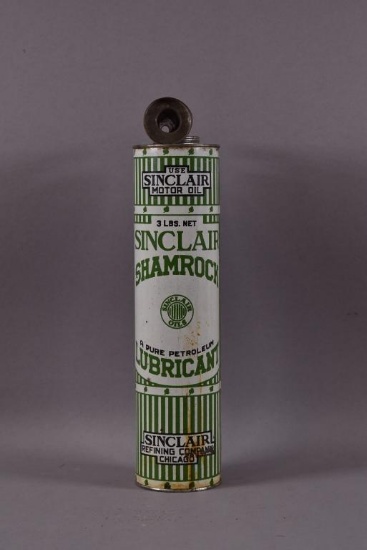 Sinclair Motor OIl Shamrock Lubricant Metal Can