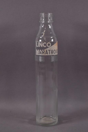 Linco Marathon Motor Oil Tall Bottle