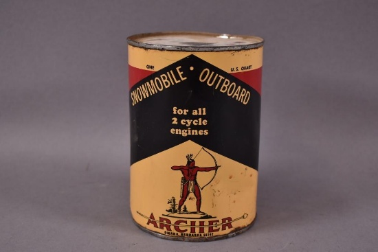 Archer Outboard Motor Oil Quart Can