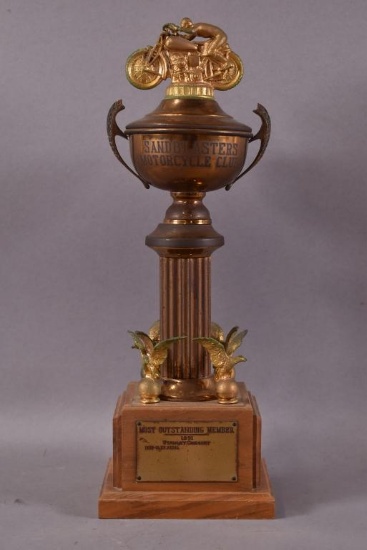 1951 Sandblaster Motorcycle Club Trophy