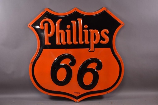 Phillips 66 (orange & black) Neon Sign (TAC)