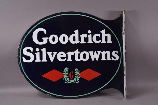 Goodyrich Silvertowns w/Logo Porcelain Sign (TAC)