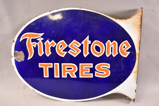 Firestone Tires Porcelain Flange sign