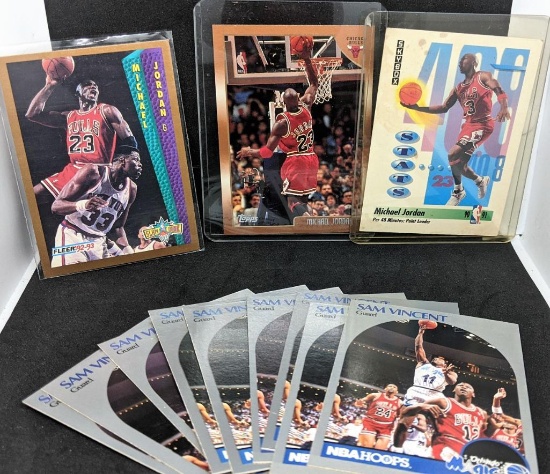 Michael Jordan Card Lot 12 total