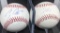 Craig Biggio & George Springer Houston Astros Autographed MLB Baseball w/ COA Hologram Tri Star