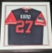 Mike Trout MLB Baseball Autographed KIIIIID Angles Framed Jersey Topps Authentic