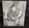 Fess Parker Autographed Black & White Photo Daniel Boone