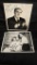 William Bendix & Jack Benny Autographed Black & White Photographs