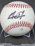 Grant Hill NBA Autographed MLB Baseball Duke Detroit