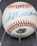 Ted Williams Autographed MLB Baseball w/ Museum # Hologram Certified