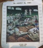 MLB Baseball's Greatest All-Stars Exclusive Dream Scene Lithograph Artwork Print by Jamie Cooper
