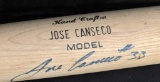 Jose Canseco Autographed MLB Baseball Bat Worth Hand Crafted Model
