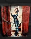 Jane Russell Actress Autographed Color Photo 8 x 10 Hollywood Star