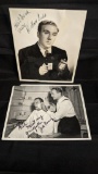 William Bendix & Jack Benny Autographed Black & White Photographs