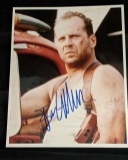 Bruce Willis Autographed 8x10 Color Photo