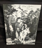 Sergeant Preston of the Yukon Black & White Autographed 8x10 Black & White Photo