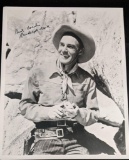Randolph Scott Autographed 8x10 Black & White Photo Western Cowboy