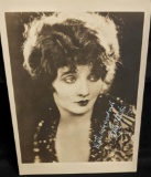 Betty Blythe Silent Film Actress Autographed 5x7 Black & White Photo