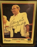 Angelo Dundee Autographed Pro Boxing Sports Card