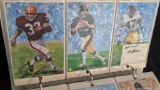 Hall of Fame Art Series 1-6 Total of 85 HOF Autographs (see photos) Investment Grade Lot