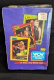 1991 WCW Wrestling Unopened Wax Box of Cards Ric Flair Sting & MORE