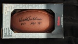 Dick Butkus Autographed NFL Wilson Football HOF 79