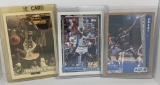Lot of 3 Shaquille Oneal NBA Basketball Rookie Cards Classic Fleer & Topps all NrMint
