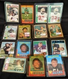 Lot of 15 Star NFL Football Cards OJ SImpson Griese Dorsett Csonka Riggins & More