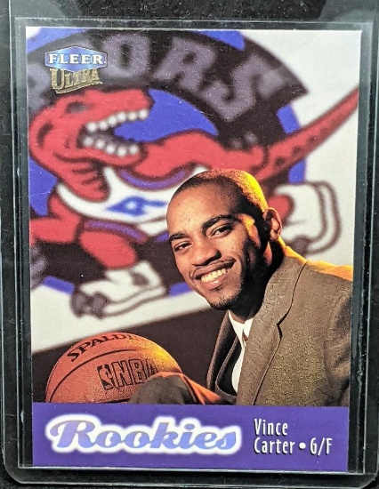 1998 Fleer Ultra Vince Carter NBA Rookie Card NrMint/Mint UNC Raptors