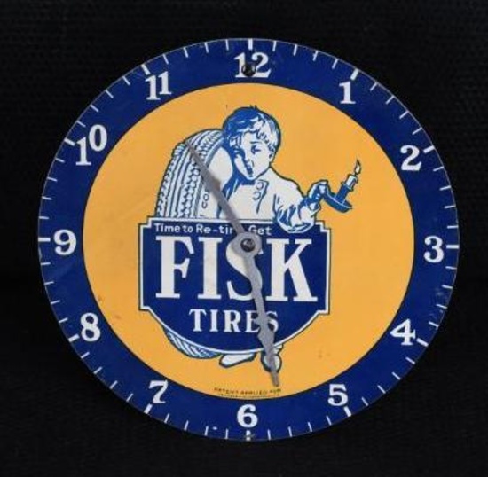 Fisk Tires w/Logo "Return Time" Metal Sign