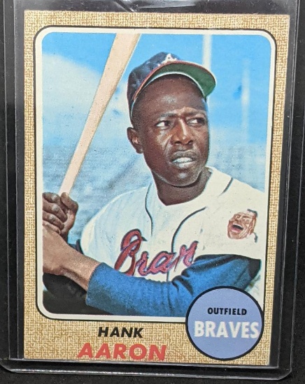 1969 Topps Hank Aaron MLB Baseball Card