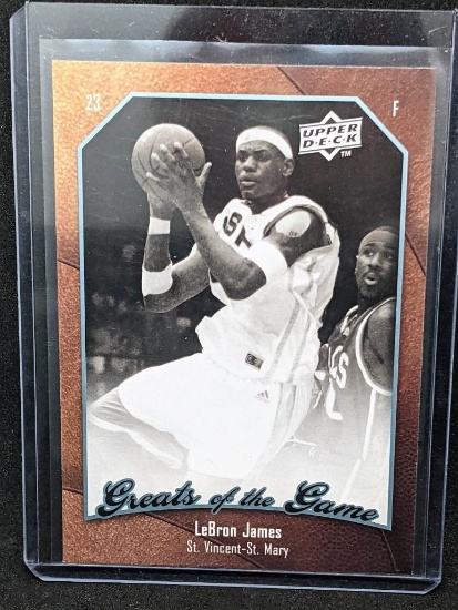 Lebron James Upper Deck Greats of the Game NBA Basketball Card