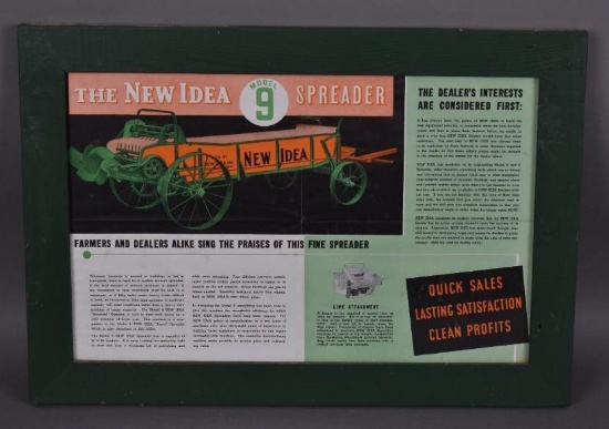 New Idea Model 9 Spreader Framed Brochure