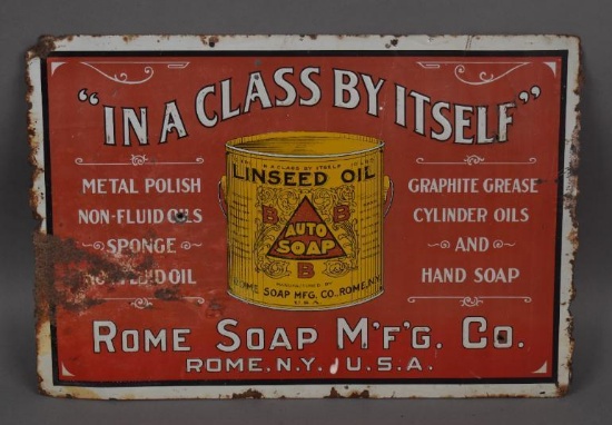 BBB Auto Soap Metal Sign