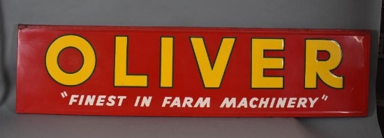 Oliver "Finest In Farm Machinery" Metal Sign