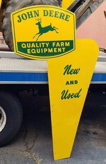 John Deere Quality Farm Equipment "New & Used" Metal Sign