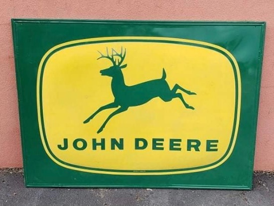 John Deere (4-Leg Logo) Metal Sign