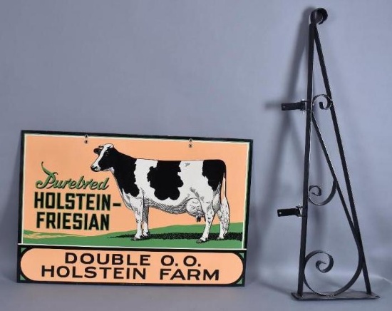 Purebred Holstein-Friesian w/Logo Metal Sign