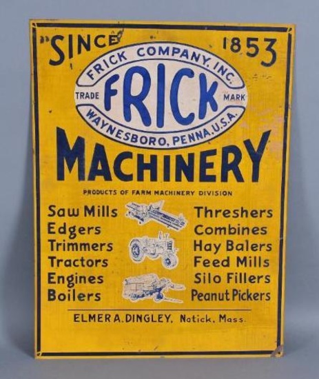 Frick Machinery w/Graphics Metal Sign