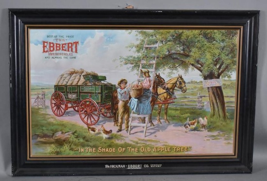The Hickman-Ebbert Wagon Company Metal Sign