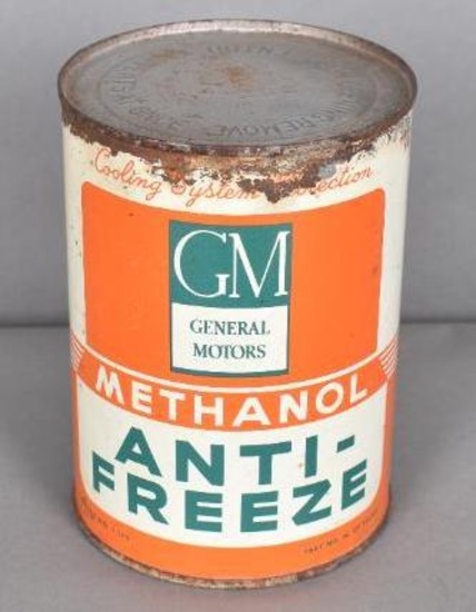 GM Methanol Anti-Freeze One Quart Round Metal Can