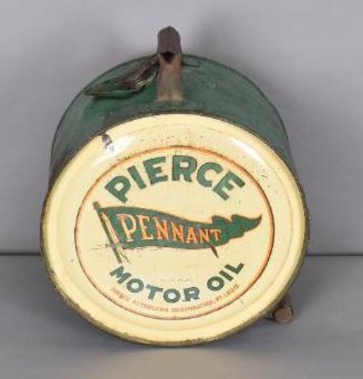 Pierce Pennant Motor Oil Five Gallon Rocker Can