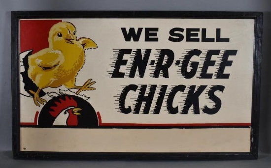 NOS Energee Chicks Metal Sign