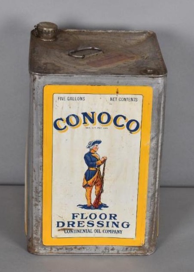 Conoco Flooring Dressing w/Soldier Logo Five Gallon Can