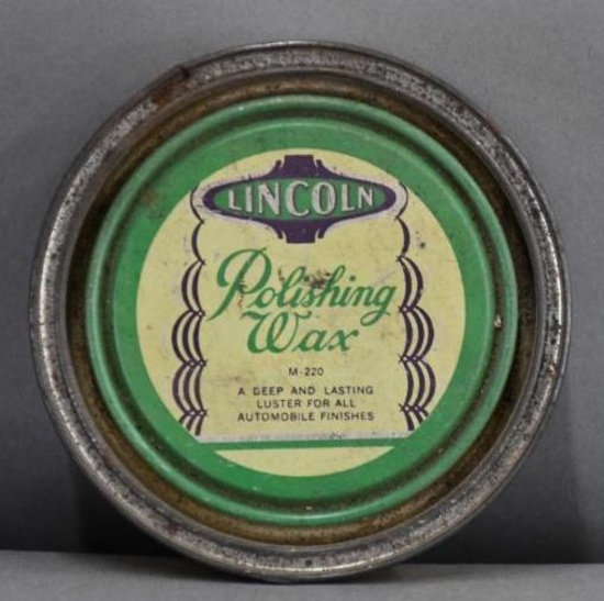 Lincoln Polishing Wax 6 oz. Metal Can