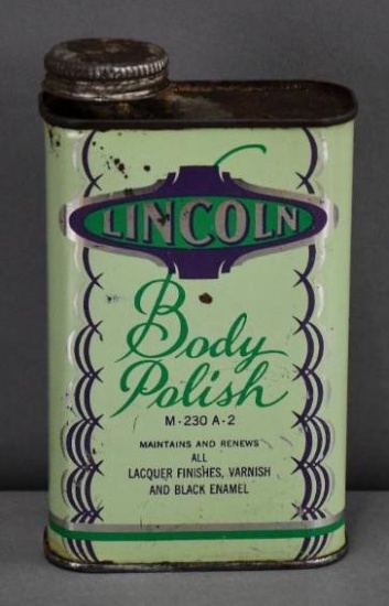 Lincoln Body Polish Pint Metal Can