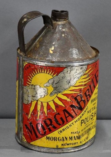 Morgan Brite One Gallon Metal Cone-Top Can