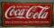 Large Coca-Cola Delicious & Refreshing Porcelain Sign