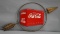 Coca-Cola Cooler w/Arrow Metal Sign
